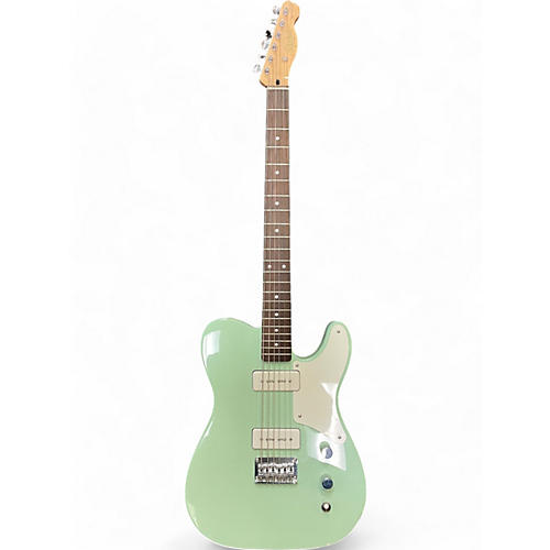 Squier Used Squier Paranormal Baritone Cabronita Telecaster Seafoam Green Solid Body Electric Guitar Seafoam Green