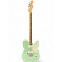 Used Squier Used Squier Paranormal Baritone Cabronita Telecaster Seafoam Green Solid Body Electric Guitar Seafoam Green