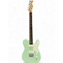 Used Squier Paranormal Baritone Cabronita Telecaster Surf Green Solid Body Electric Guitar Surf Green
