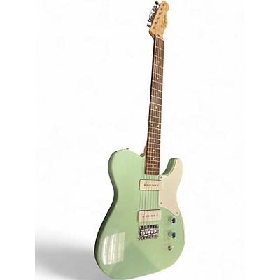 Used Squier Paranormal Baritone Cabronita Telecaster White Solid Body Electric Guitar