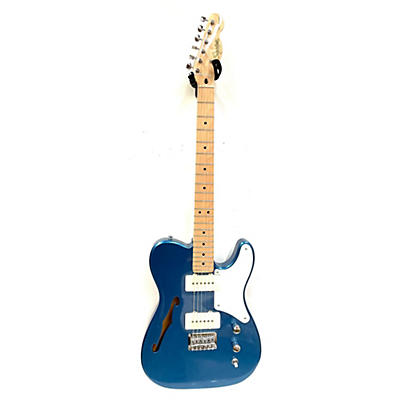 Squier Used Squier Paranormal Cabronita Telecaster Blue Hollow Body Electric Guitar