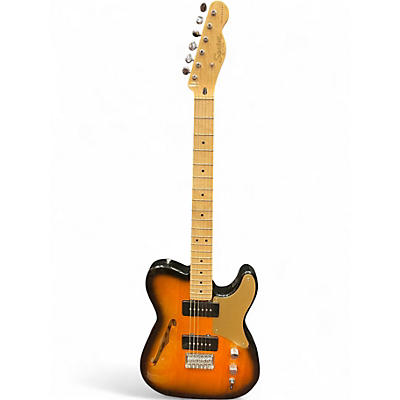 Used Squier Paranormal Cabronita Telecaster Thinline 2 Color Sunburst Hollow Body Electric Guitar