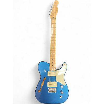 Used Squier Paranormal Cabronita Telecaster Thinline Lake Placid Blue Hollow Body Electric Guitar