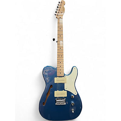 Used Squier Paranormal Cabronita Telecaster Thinline Lake Placid Blue Hollow Body Electric Guitar