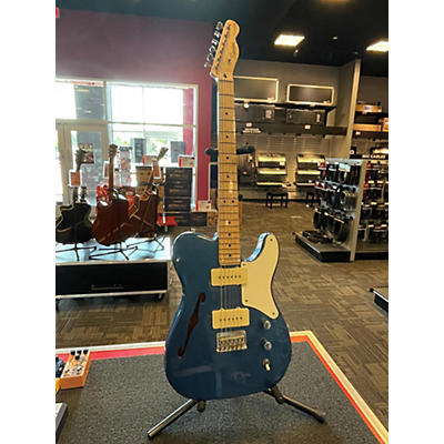 Squier Used Squier Paranormal Cabronita Thinline Telecaster Lake Placid Blue Hollow Body Electric Guitar