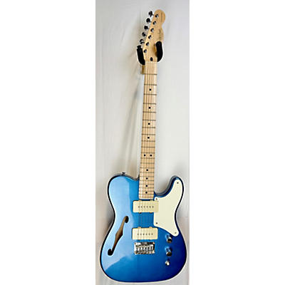 Squier Used Squier Paranormal Cabronita Thinline Telecaster Lake Placid Blue Hollow Body Electric Guitar