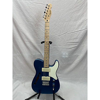 Squier Used Squier Paranormal Cabronita Thinline Telecaster Paranormal Blue Hollow Body Electric Guitar