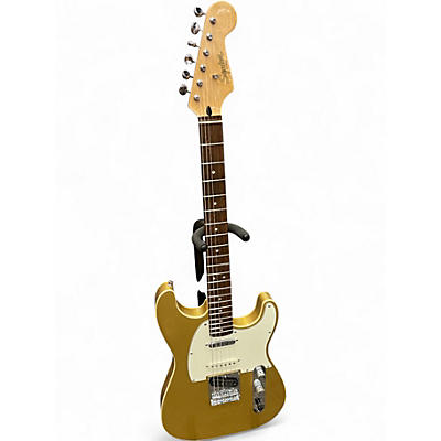 Used Squier Paranormal Custom Nashville Stratocaster Aztec Gold Solid Body Electric Guitar