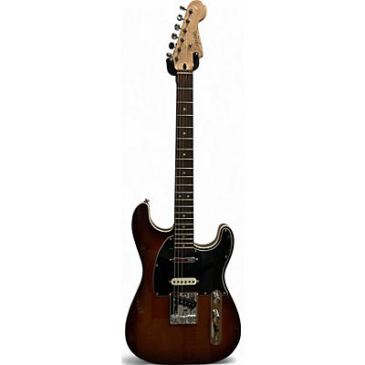 Squier Used Squier Paranormal Custom Nashville Stratocaster Chocolate 2 Tone Sunburst Solid Body Electric Guitar