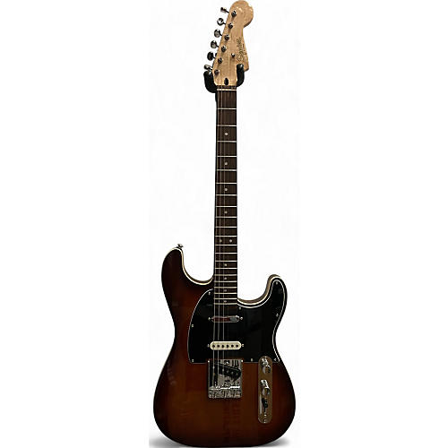 Squier Used Squier Paranormal Custom Nashville Stratocaster Chocolate 2 Tone Sunburst Solid Body Electric Guitar Chocolate 2 Tone Sunburst