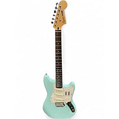 Used Squier Paranormal Cyclone Daphne Blue Solid Body Electric Guitar