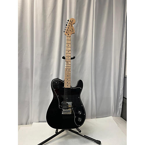 Squier Used Squier Paranormal Esquire Deluxe Black Solid Body Electric Guitar Black