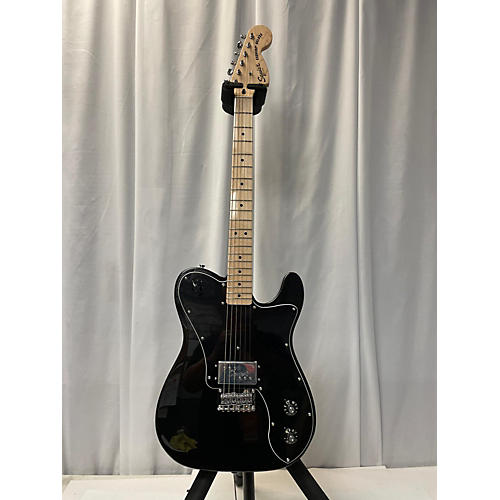 Squier Used Squier Paranormal Esquire Deluxe Black Solid Body Electric Guitar Black