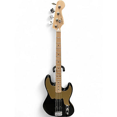 Used Squier Paranormal Jazz Bass 54 Black Electric Bass Guitar