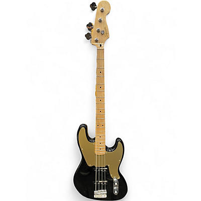 Used Squier Paranormal Jazz Bass 54 Black Electric Bass Guitar
