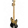 Used Squier Paranormal Jazz Bass 54 Black Electric Bass Guitar Black