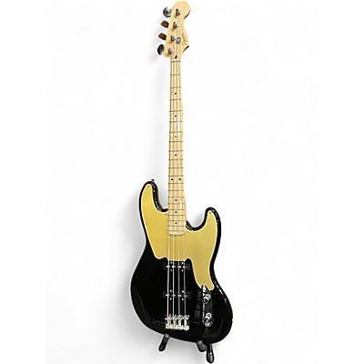 Used Squier Paranormal Jazz Bass 54 Black Electric Bass Guitar