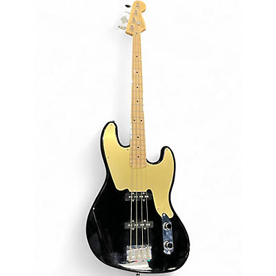 Used Squier Paranormal Jazz Bass 54 Black Electric Bass Guitar