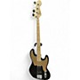 Used Squier Paranormal Jazz Bass 54 Black Electric Bass Guitar Black