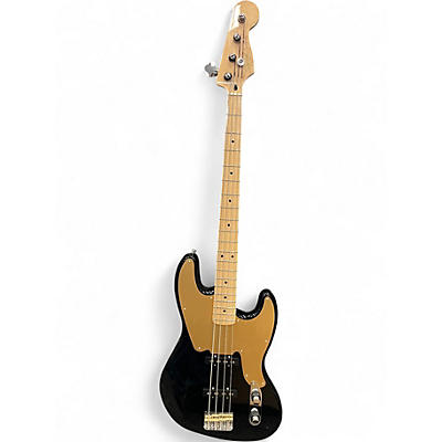 Used Squier Paranormal Jazz Bass 54 Black Electric Bass Guitar