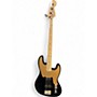 Used Squier Paranormal Jazz Bass 54 Black Electric Bass Guitar Black