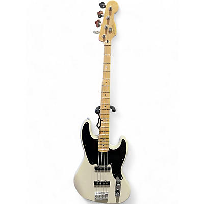 Squier Used Squier Paranormal Jazz Bass 54 Vintage White Electric Bass Guitar