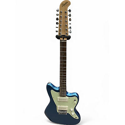 Used Squier Paranormal Jazzmaster 12 string Lake Placid Blue Solid Body Electric Guitar