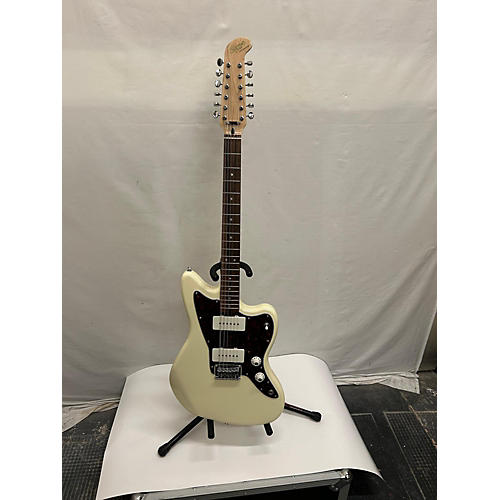 Squier Used Squier Paranormal Jazzmaster XII Olympic White Solid Body Electric Guitar Olympic White