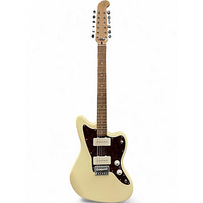 Used Squier Paranormal Jazzmaster XII Olympic White Solid Body Electric Guitar