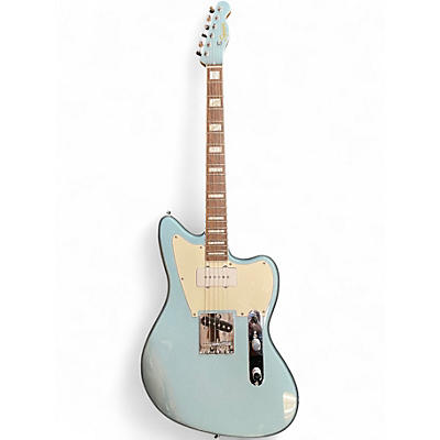 Used Squier Paranormal Offset Telecaster SJ Ice Blue Metallic Solid Body Electric Guitar