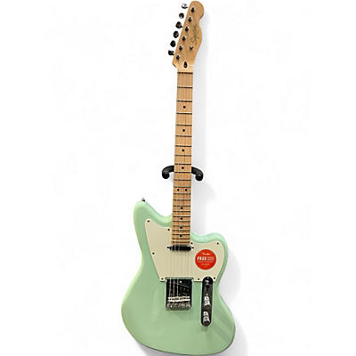 Used Squier Paranormal Offset Telecaster Surf Green Solid Body Electric Guitar