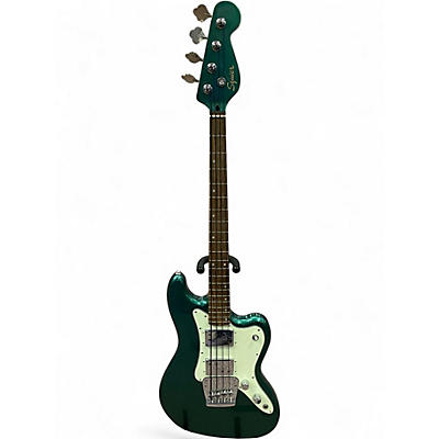 Used Squier Paranormal Rascal Green Electric Bass Guitar