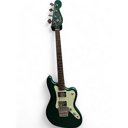 Squier Used Squier Paranormal Rascal HH Sherwood Green Electric Bass Guitar Sherwood Green