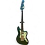 Used Squier Paranormal Rascal Metallic Green Electric Bass Guitar Metallic Green