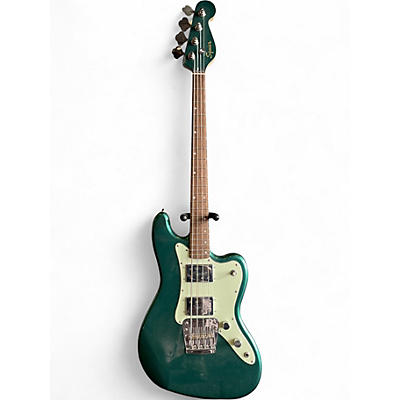 Used Squier Paranormal Rascal Sherwood Green Electric Bass Guitar