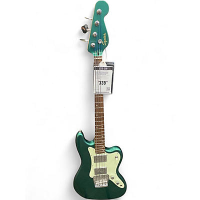 Used Squier Paranormal Rascal Sherwood Green Electric Bass Guitar