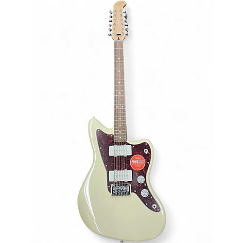 Used Squier Paranormal Series Jazzmaster XII Olympic White Solid Body Electric Guitar Olympic White