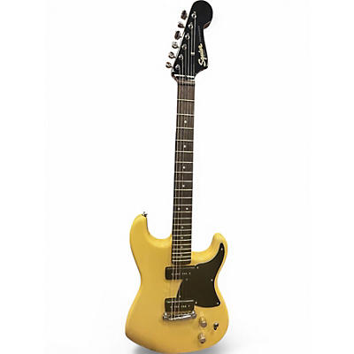 Used Squier Paranormal Strat-O-Sonic Yellow Solid Body Electric Guitar