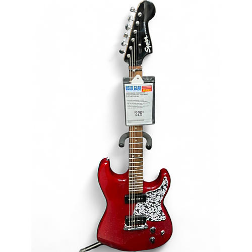 Squier Used Squier Paranormal Stratosonic Red Solid Body Electric Guitar Red