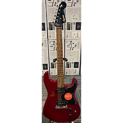 Squier Used Squier Paranormal Stratosonic Red Solid Body Electric Guitar