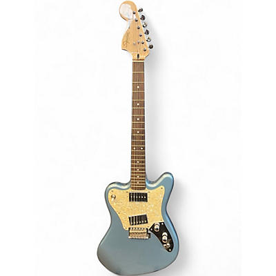 Used Squier Paranormal Super Sonic Blue Sparkle Solid Body Electric Guitar