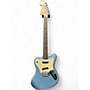 Used Squier Paranormal SuperSonic Ice Blue Metallic Solid Body Electric Guitar Ice Blue Metallic