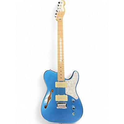 Used Squier Paranormal Telecaster Lake Placid Blue Hollow Body Electric Guitar