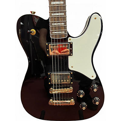 Used Squier Paranormal Troublemaker Telecaster Deluxe black Solid Body Electric Guitar