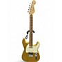 Used Squier Paranormal custom Nashville Stratocaster Aztec Gold Solid Body Electric Guitar Aztec Gold