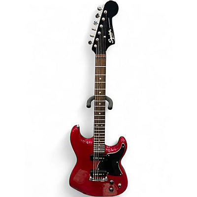 Used Squier Paranormal stratosonic Red Solid Body Electric Guitar