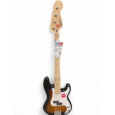 Used Squier Precision Bass 2 Color Sunburst Electric Bass Guitar