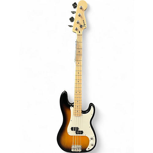 Used Squier Precision Bass 2 Color Sunburst Electric Bass Guitar 2 Color Sunburst