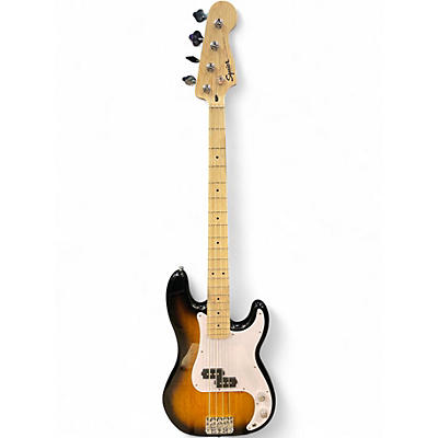 Used Squier Precision Bass 2 Color Sunburst Electric Bass Guitar