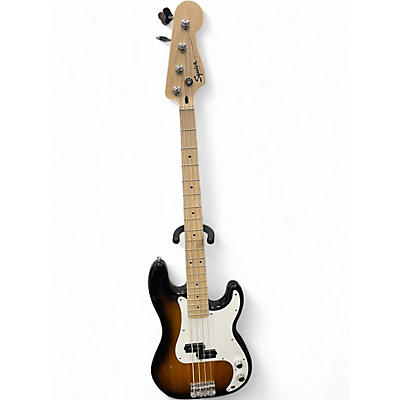Used Squier Precision Bass 2 Color Sunburst Electric Bass Guitar